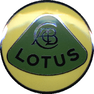 [Green/yellow Lotus badge]